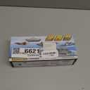 Model Military Naval Ship Aircraft Carrier Toy Play Set with Small Scale Model Planes, Battleship and Supply Ship Included