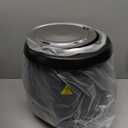 YBSVO 11 Qt. Round Black Countertop Food/Soup Kettle Warmer - 120V, 400W