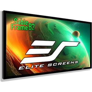 Elite Screens 120" Fixed Frame Projector Screen 16:9, 4K/8K UHD CineWhite UHD-B, ISF Certified, UST/Short/Standard Compatible, SB120WH2