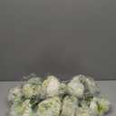 Tigeen 12 Bundles Rose Artificial Flowers Artificial Rose Silk Faux Flowers Fake Silk Hydrangea Bouquet for Tables Vase Wedding Decorations Flower Arrangements