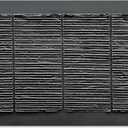 Hand-Painted 24x48 inch Black Abstract Wall Decoration Oil Painting Thick Texture Minimalist Art Home Wall Decoration Painting (Eft121)