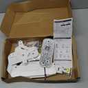 MOUNT PRO Single Monitor Wall Mount for 13 to 32 Inch Computer Screens, Height Adjustable Wall Mount Monitor Arm Holds Up to 19.8lbs, Full Motion Wall Bracket, VESA Mount 75x75, 100x100, White