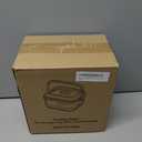 Divided Chilled Serving Tray for Parties,Ice Chilled Party Platter,Ice Serving Bowl with Lid and Handle,Charcuterie Serving Board,Cold Dish Dip for Fruit Seafood Vegetable Shrimp Cocktail Appetizer... (White)