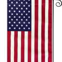 American Flag USA Garden Flag 12 x 18 - Patriotic Double Sided Small Flags for Yard