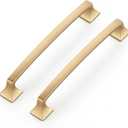 Ravinte 20 Pack Solid 6-1/4" Square Foot Arch Pulls Kitchen Cabinet Handles Champagne Bronze Drawer Pulls Kitchen Cabinet Hardware for Cupboard Handles
