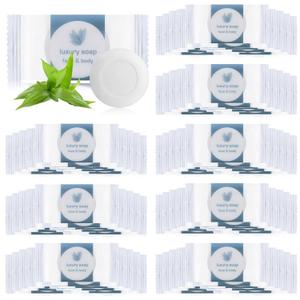 Kacctyen 800 Pcs 0.35oz Mini Bar Soap Bulk Individually Wrapped Bulk Hand Hotel Soap Bars Travel Size Toiletries for Guest Hotel Bathroom Vacation Rentals