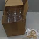 Baderke 12 Pcs Plastic Vases with 24 Ropes, Centerpieces Bulk Buds Wedding Decorations Mini Vintage Floral Vases for Home Tables Living Room Office Decoration Housewarming Gift (Cylinder)