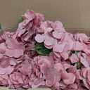 AVIVIHO 65pcs Dusty Rose Fake Flowers Hydrangea Artificial Flowers Bulk Realistic Hydrangeas Silk Flowers with Stems for Arrangement Home Weddings,Centerpieces,Party Arch Backdrop Decorations