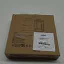 LAMU 2 Tier Lazy Susan Turntable Organizer 9.25'' Rotating Spice Rack Organization for Cabinet, Kitchen, Pantry, Countertop, Bathroom, Vanity, Medicine Cabinet Organizer, Clear