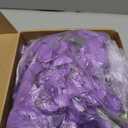 40-Pack Silk Hydrangea Flowers, Artificial Flowers Heads with 40pcs Stems, Full Hydrangea Flowers for Home Decor/Wedding/Christmas/DIY/Party/Garden [Dark Purple]