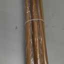 TANGWIN 2 Pack Wood Curtain Rods for Windows 28 to 48 Inch(2.3-4Ft),1 Inch Adjustable Curtain Rod,Heavy Duty Curtain Rods,Wooden Netted Texture Drapery Rods,Single Window Curtain Rod 18-45",Brown Wood
