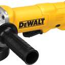 DEWALT Angle Grinder, 4.5 Inch, 11 Amp, 11,000 rpm, With Paddle Switch, Ergonomic Compact Design Grinder Tool (DWE402)