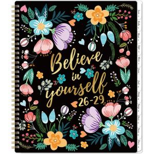Monthly Planner 2026-2029 - 3 Year Monthly Planner 2026-2029, Jul. 2026 - Jun. 2029, 9" X 11", 3 Year Calendar 2026-2027-2028 with 36-Month Tabs, Inner Pocket, Great for Long-Term Planning