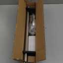 1-Inch Diameter Curtain Rod, Adjustable Rod Set with Premium Aluminum Brackets and Finials, Single Heavy-Duty Curtain Rods for Windows (Satin Nickel, 16-28")