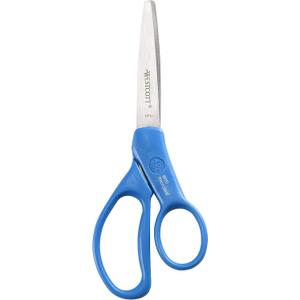 Westcott 7" Student Scissors for Kids 12-14 - Scissors for School or Crafting - Back to School Supplies - Color May Vary