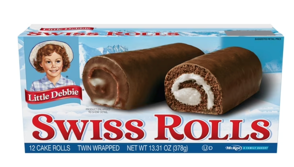 Little Debbie Swiss Rolls 2 12 Pack BB Sept 04 26