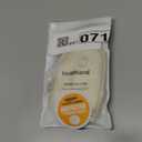 Touchette Zippered Pouch, Attachable Fashion Accessory with Snap Hook for Touchland Hand Sanitizer 1FL OZ., Ivory