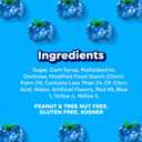 Airheads Full-Size Candy Bars, Taffy Candy Pack, Individually Wrapped Bulk Candy, Blue Raspberry Flavor Artificially Flavored, 36 Count Box