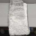 OLANLY Bathroom Runner Rugs 59x20, Extra Soft Absorbent Microfiber Bath Rugs, Rubber Backing, Quick Dry, Washable Bath Mats for Bathroom Floor, Tub and Shower, Home Decor Accessories, Light Grey