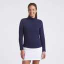 pumagolf Women's Charlotte Modalon Ls Top (Large, Deep Navy)