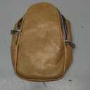 Sling Bag for Women PU Leather Sling Bag Small Crossbody Sling Backpack Multipurpose Chest Bag for Women Cycling (Khaki)