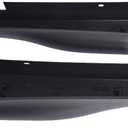 Left & Right Side Flex Step Tailgate Molding Trim Cap Rear Replacement for 2010-2016 F250 F350 8C3Z9941018AA 8C3Z9941019AA