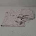 MIULEE Natural White Linen Curtains 84 Inch Long for Bedroom Living Room, Soft Thick Linen Textured Window Drapes Semi Sheer Light Filtering Rod Pocket Back Tab Neutral Farmhouse Cream Ivory 2 Panels