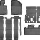 Custom Fit All-Weather Floor Mats for Toyota Sienna 2021-2026, Specifically Designed for 7-Seat Models (Platinum '24-'26 & LE/XLE/XSE/Limited '21-'25), Universal Trim-to-Fit Design (w/o Spare tire)