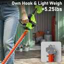 SUNCHERS 20V Max Hedge Trimmer Cordless, 22 Inch Tree Trimmer with 2 Batteries and Charger, Handheld Electric Trimmers, Grass Shrub Pruning Cutter, Lightweight & Compact Hedge Shear for Garden, Lawn
