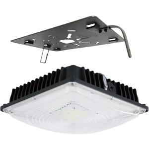 LED Canopy Lights 70W, AC100-277V,8750Lumens 5000K,Waterproof IP65 Canopy LED Light, Square Led Light Fixture