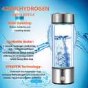 Hydrogen Water Bottle Generator 2 Pack 2025 w SPE/PEM Tech Water Ionizer, Portable Hydrogenated Water Machine Improve Water in 3 Minutes Hydrogen Rich