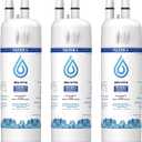 BELVITA Replacement for EDR1RXD1, W10295370A, Filter 1, WHR1RXD1, KAD1RXD1, Compatible with Kenmore 46-9081, 9081, 46-9930, 9930, P4RFWB, P8RFWB2L Refrigerator Water Filter 3 Pack