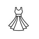 Women Black Dress, M 