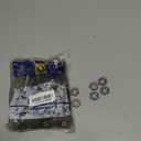 9/16 in (14–15 mm) (100 Pack) Grade 2 Hex Nuts, Coarse Thread, Zinc, Industrial/Commeical Grade ASME B18.2.2 by Makers Bolt