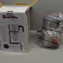 Breville Milk Café Frothe for Lattes, Cappuccinos and Hot Chocolate, One Size, Brushed Stainless Steel