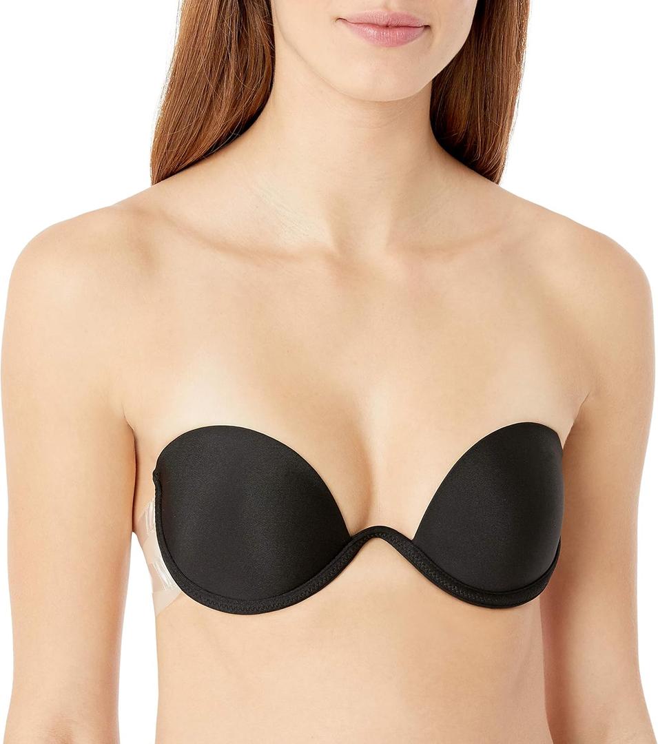 Maidenform Women's Combo Wing Bra (4, Black)