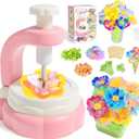 Pussan Arts and Crafts Kits for Kids Age 3-12, Birthday Gifts for 3 4 5 6 7 8 9+ Year Old Girls, DIY Fabric Flower Bouquet Kit Toys for Kids Activities Holidays Parties