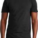 POLO RALPH LAUREN Classic Fit Undershirt w/Wicking 3-Pack Crews Andover Heather/Madison Heather/Black XL