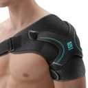 Shoulder Brace, Rotator Cuff Support and Arm Sling for Pain Relief & Injury Recovery, Breathable Compression Sleeve for Strain & Dislocation Prevention, Adjustable for Left and Right Arm, Men & Women