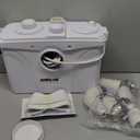 900W Macerator Pump, Macerating Toilet System with 2 Outlets/5 Inlets, Sewage Pump for Basement, Sink, Toilet, Laundry, Kitchen