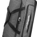 Pacific Gear Rolling Duffel Wheels, 30-inch Luggage, Hockey Bag, Heavy Duty (Grey)