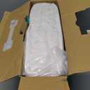 Three Geese Pinch Pleat Waterfowl Feathers and Down Comforter Queen Size Duvet Insert,750+ Fill Power,1200TC 100% Cotton, Premium All Seasons White Warm Hotel Comforter with 8 Tabs. (White Twisted Flower)