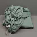 Full Size Bed Sheets - 6 Piece Soft Microfiber and Wrinkle Free Sheets - Easy Care, Extra Soft, Cooling Sheets - 1 Deep Pocket Fitted Sheet 1 Flat Sheet and 4 Pillowcases (Full Sage Green)