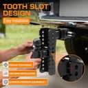 Adjustable Trailer Hitch - 8in Drop Hitch (for 2.5 Inch Receiver)