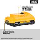 DEWALT 20V MAX Battery Pack with Charger, 3 Ah, Extra Long Run Time (DCB230C)