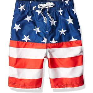 Kanu Surf Echo Boys Swim Trunks with UPF 50+ Sun Protection-Quick Dry Boys Swimsuit (8), Small