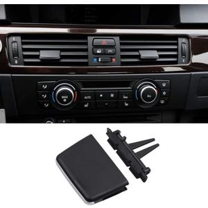Jaronx 1PCS Air Vent Clip Tab Compatible with BMW 3 Series E90 E91 E92 E93, Upgraded Air Grille Tabs AC Vent Outlet Clip (Compatible with BMW 320i,325i,328i,330i,335i 2005-2011)(Front Row)
