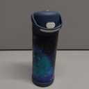 THERMOS FUNTAINER 16 Ounce Stainless Steel Vacuum Insulated Bottle with Wide Spout Lid, Galaxy Teal