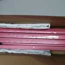 50cm Mahjong Racks with Pushers, Wooden American Mahjong Tile Pushers & Racks Set of 4, with White Printed Mahjong Racks Drawstring Bag, Mahjong Accessories, 50 x 6.5 x 2.7 cm
