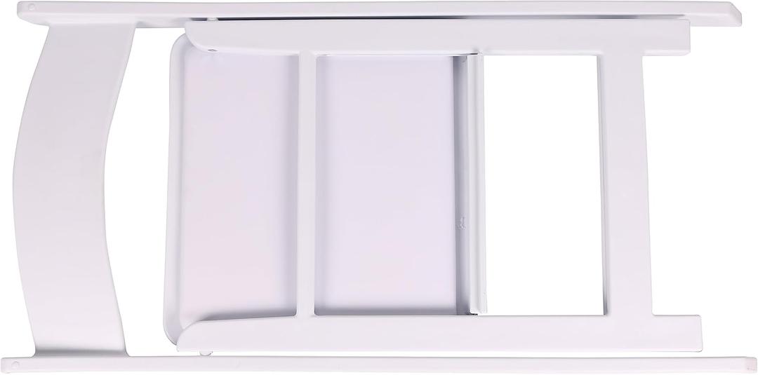 BTEXPERT White Resin Folding Event Chairs - Set of 4, 1000 lb Weight Capacity, Padded Seats, Stackable, Lightweight & Durable Indoor/Outdoor for Home Dining Party Wedding Picnic Camping Church